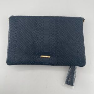 GIGI NEW YORK Convertible Navy Crossbody Clutch Bag All In One NWOT